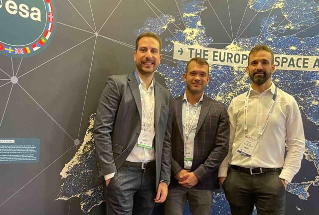 Gli esperti europei Joseph Locantore, Andrea Basciu e Andrea Piccolo 