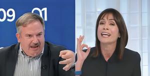 Luca Telese e Mara Carfagna