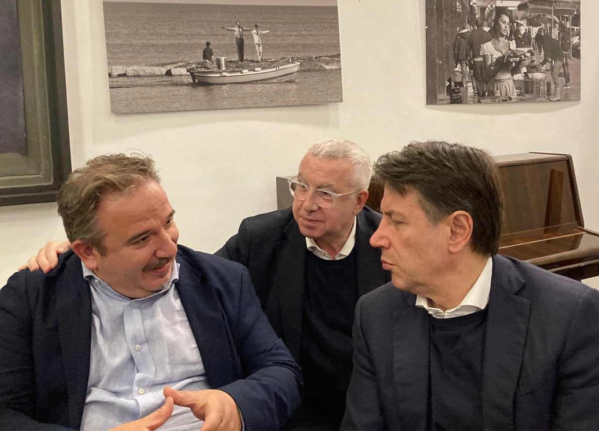 Luca Telese, Roberto Fusco e Giuseppe Conte