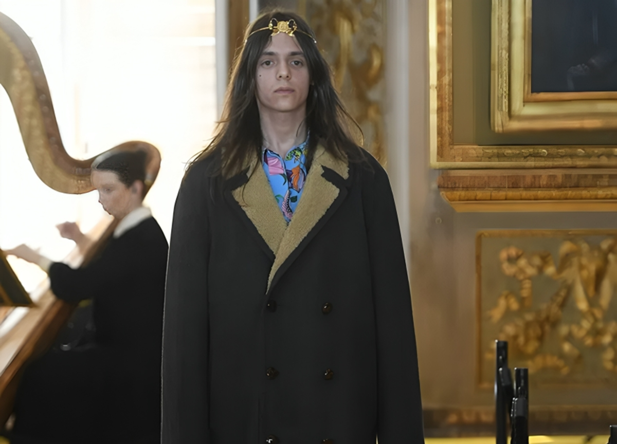 Lucio Corsi modello per Gucci Lucio Corsi modello per Gucci