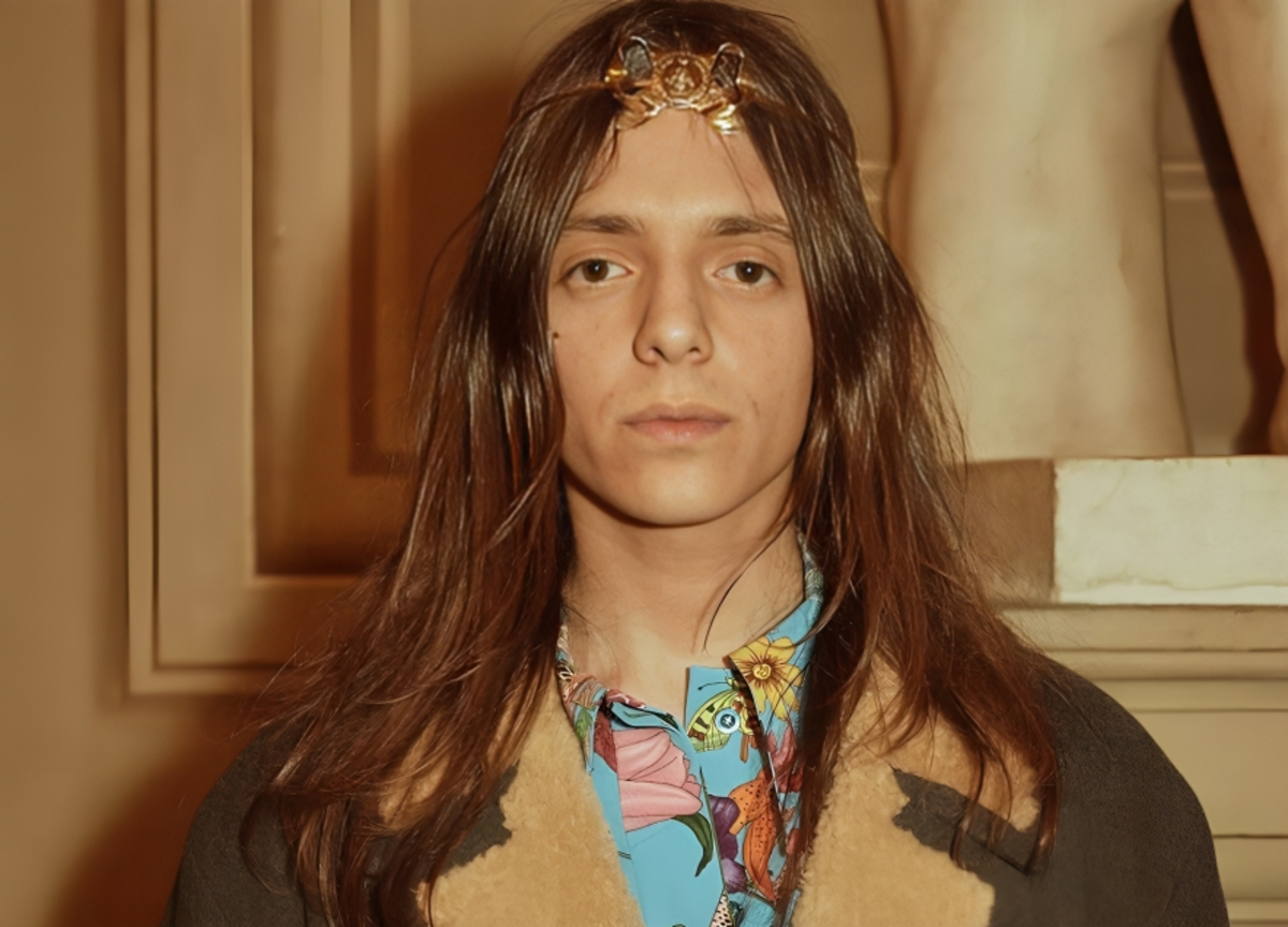 Lucio Corsi modello per Gucci Lucio Corsi modello per Gucci