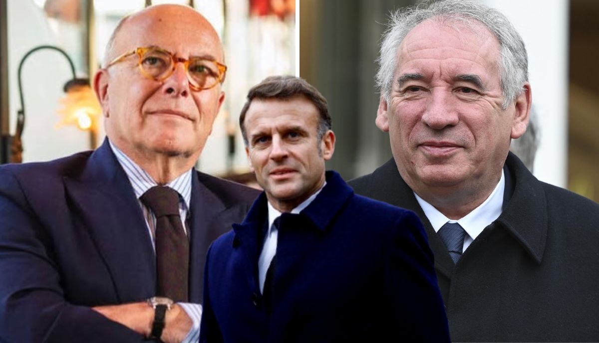 Cazeneuve, Bayrou e Macron Cazeneuve, Bayrou e Macron