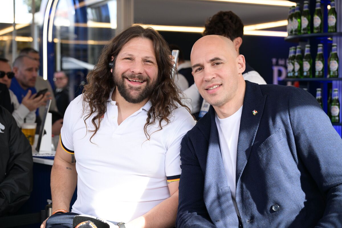 Martin Castrogiovanni e Sergio Parisse Martin Castrogiovanni e Sergio Parisse
