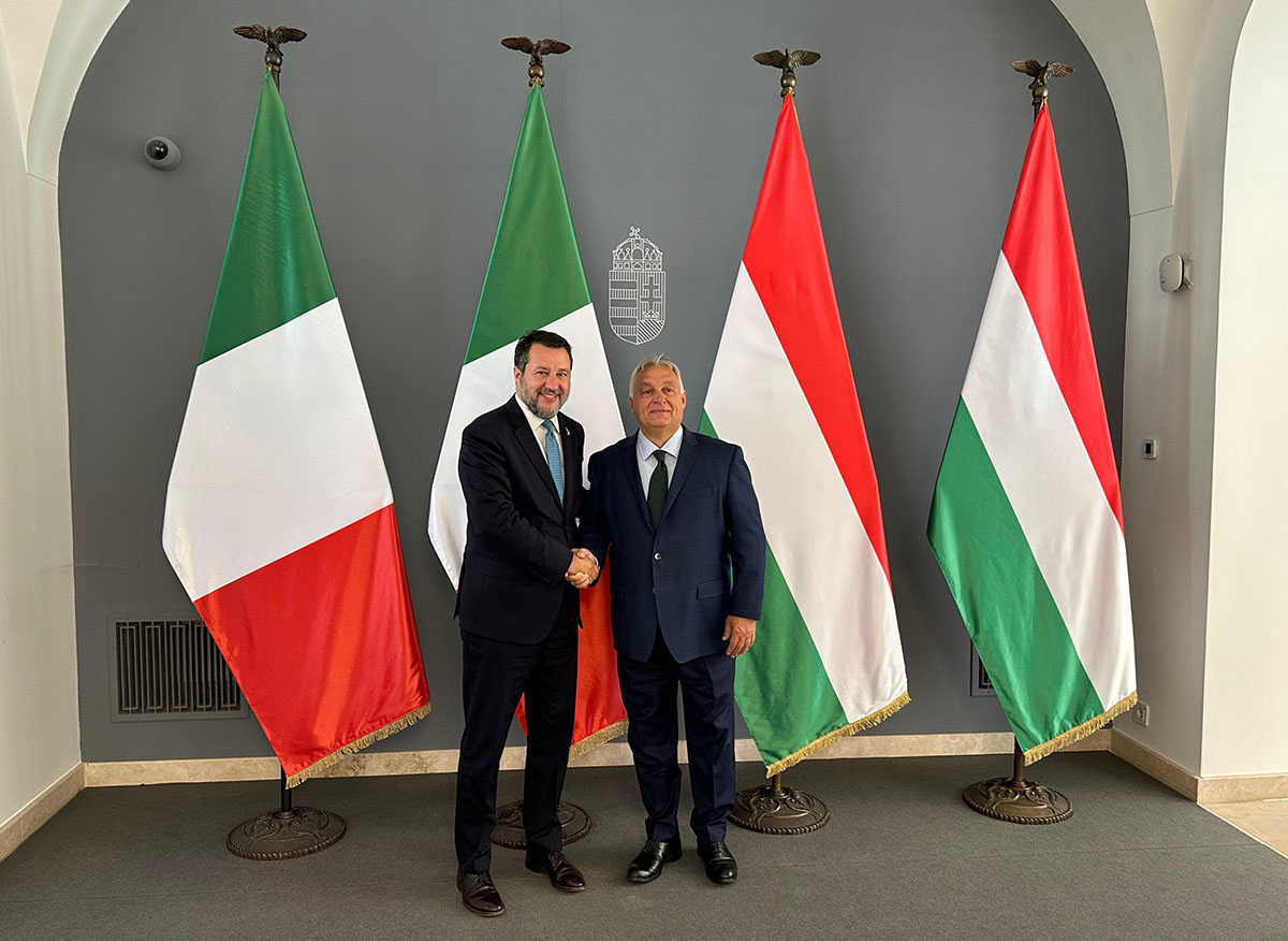 Matteo Salvini - Viktor Orban Matteo Salvini - Viktor Orban