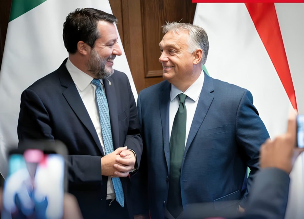 Matteo Salvini e Viktor Orban Matteo Salvini e Viktor Orban
