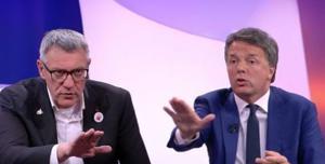 Maurizio Landini e Matteo Renzi (1)