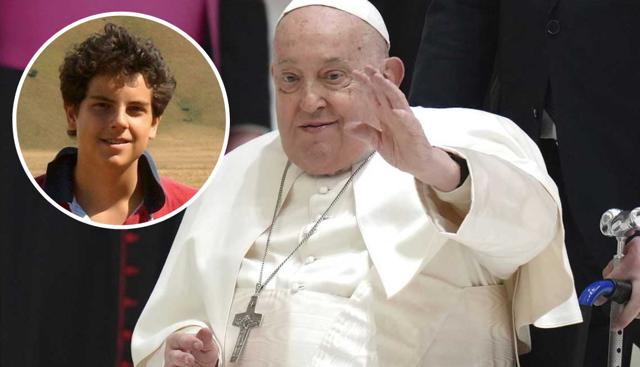 Papa Francesco e Carlo Acutis Papa Francesco e Carlo Acutis