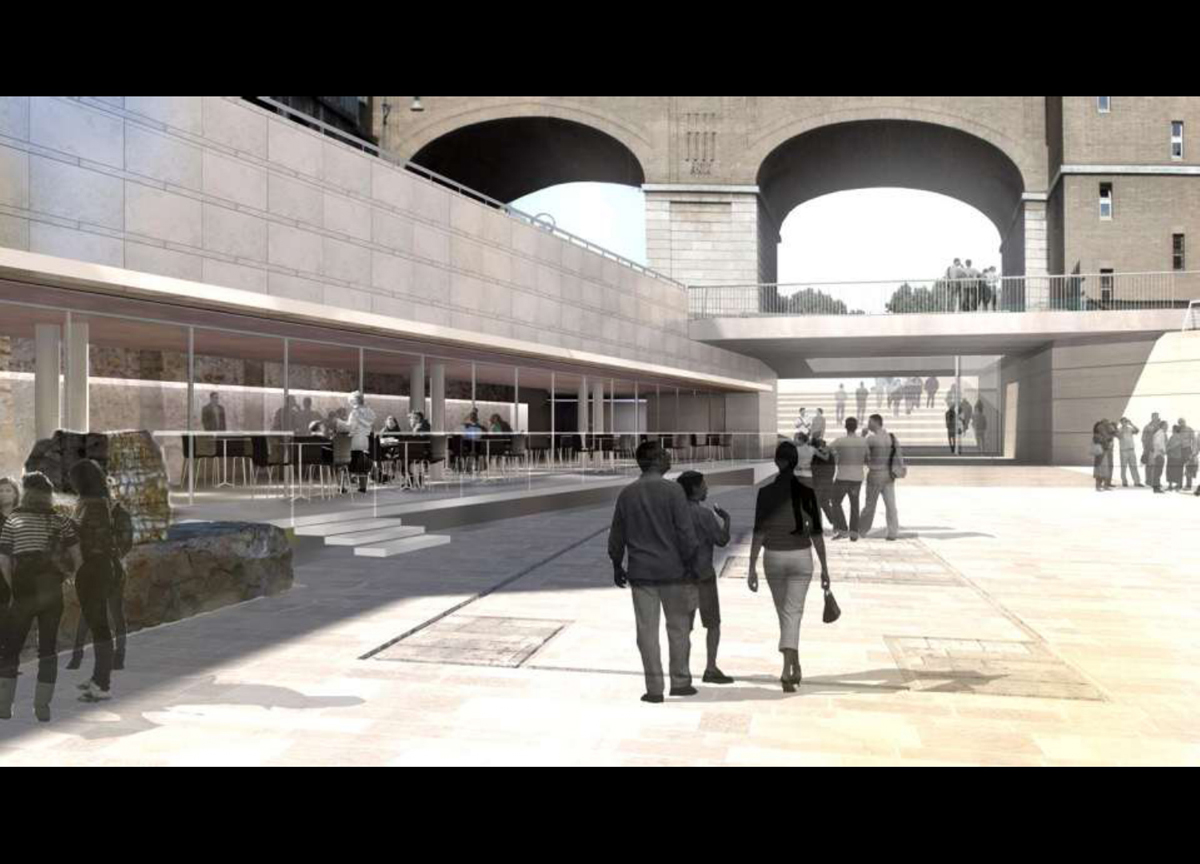 Il rendering dei lavori di piazza Augusto Imperatore Il rendering dei lavori di piazza Augusto Imperatore