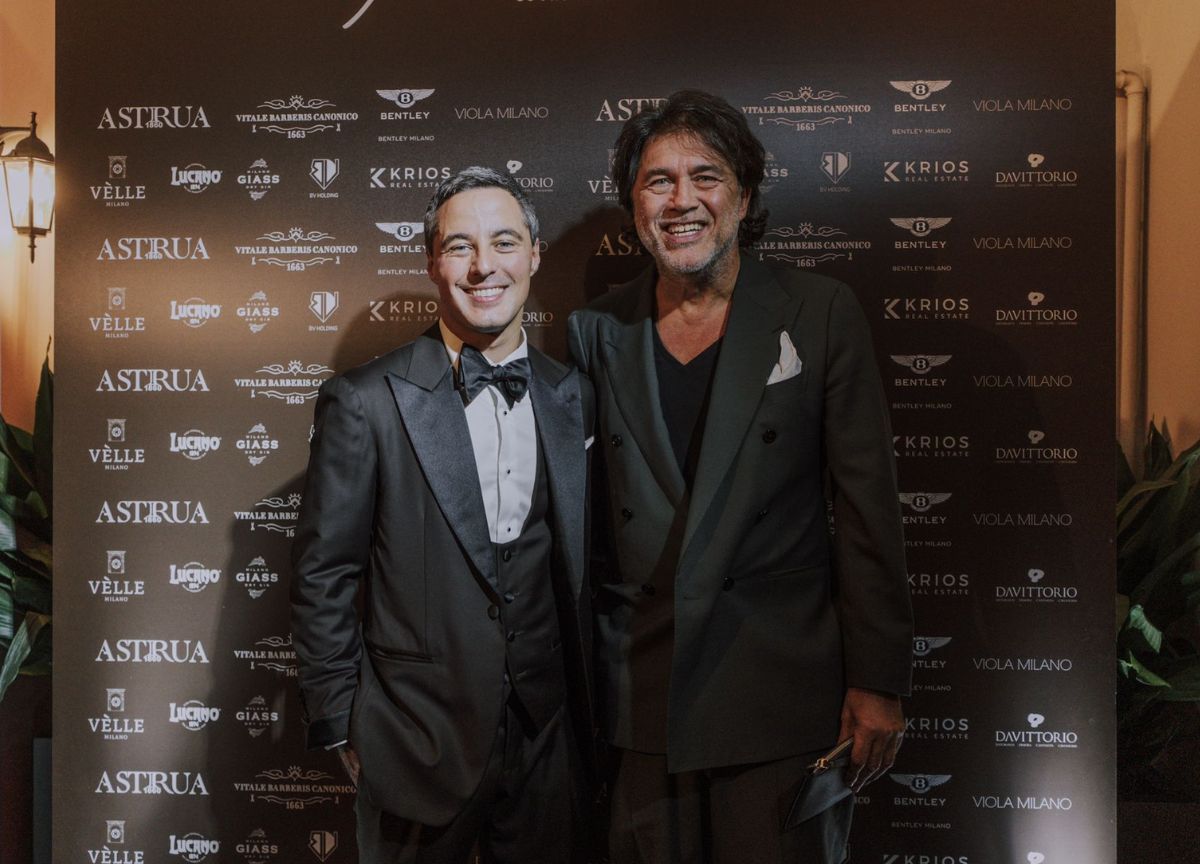 Niccolò Zaffarano con Andrea D’Amico, procuratore e agente sportivo