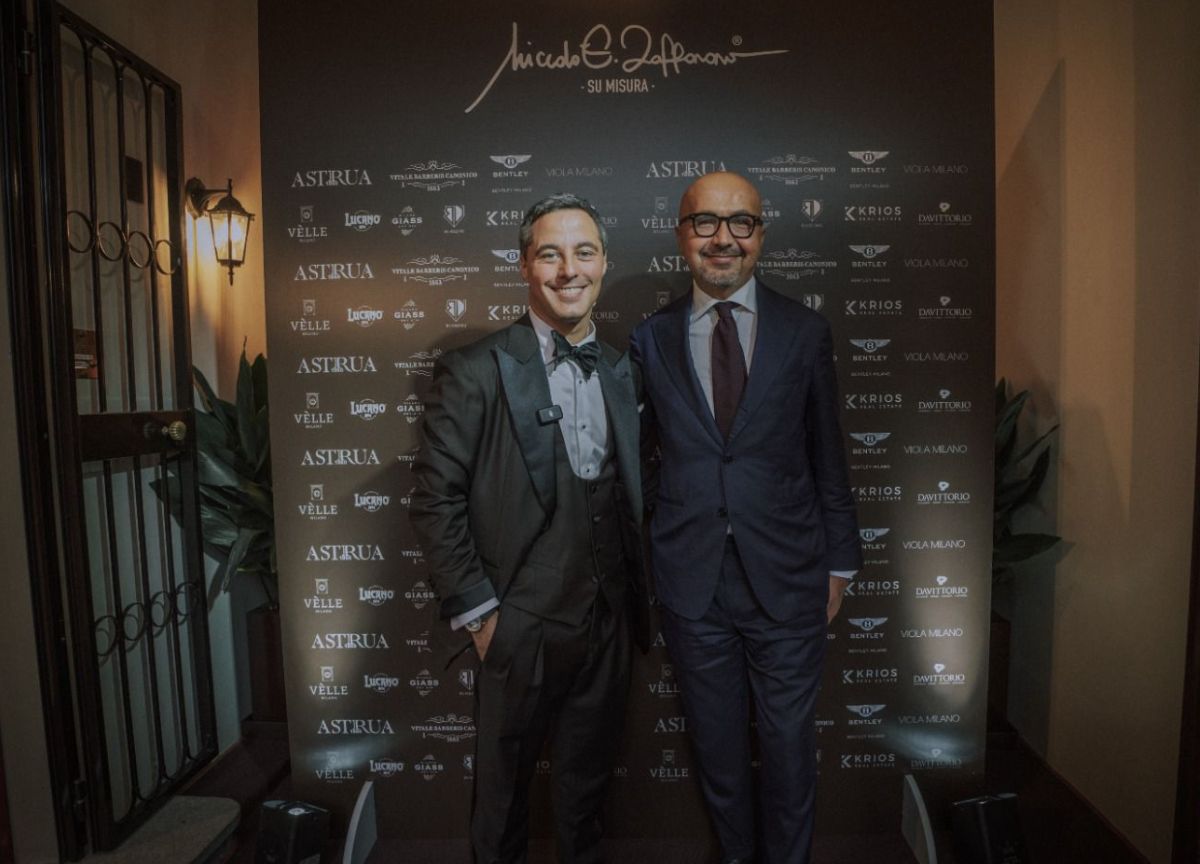 Niccolò Zaffarano con Pierfrancesco Barletta Presidente di Ulturale