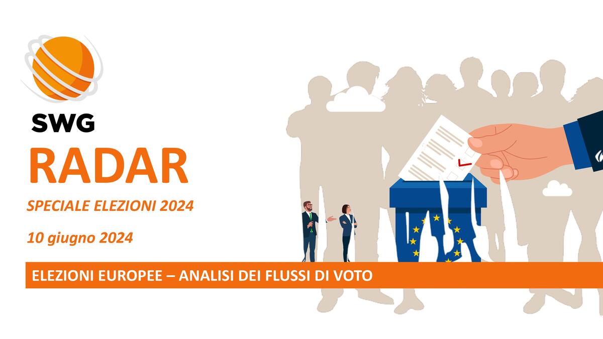 Radar speciale Elezioni 2024 Flussi di voto 10giu2024 immagini 0