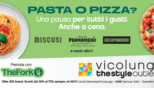 TheFork, al via la partnership con Vicolungo The Style Outlets che unisce fashion, gusto e innovazione