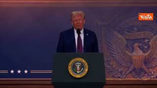 Trump a Davos: "Settimana storica, è iniziata età dell'oro dell'America"