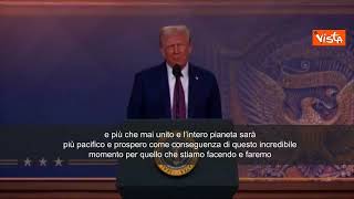 Trump a Davos: "Ultime 72 ore una rivoluzione di buon senso nel mondo"