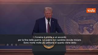 Trump: "L'Ucraina è pronta a fare l'accordo con la Russia"