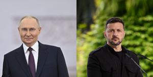 Vladimir Putin e Vladimir Zelensky
