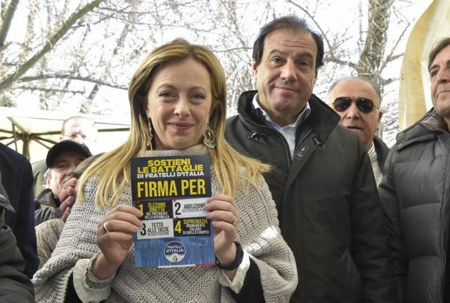 Giorgia Meloni e Maurizio Leo Giorgia Meloni e Maurizio Leo