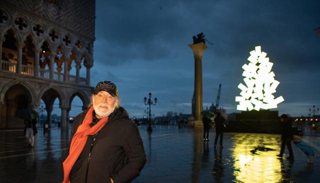 Fabrizio Plessi (Foto Lapresse) Fabrizio Plessi (Foto Lapresse)