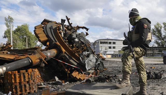 Ucraina, Kupyansk (Foto Lapresse)