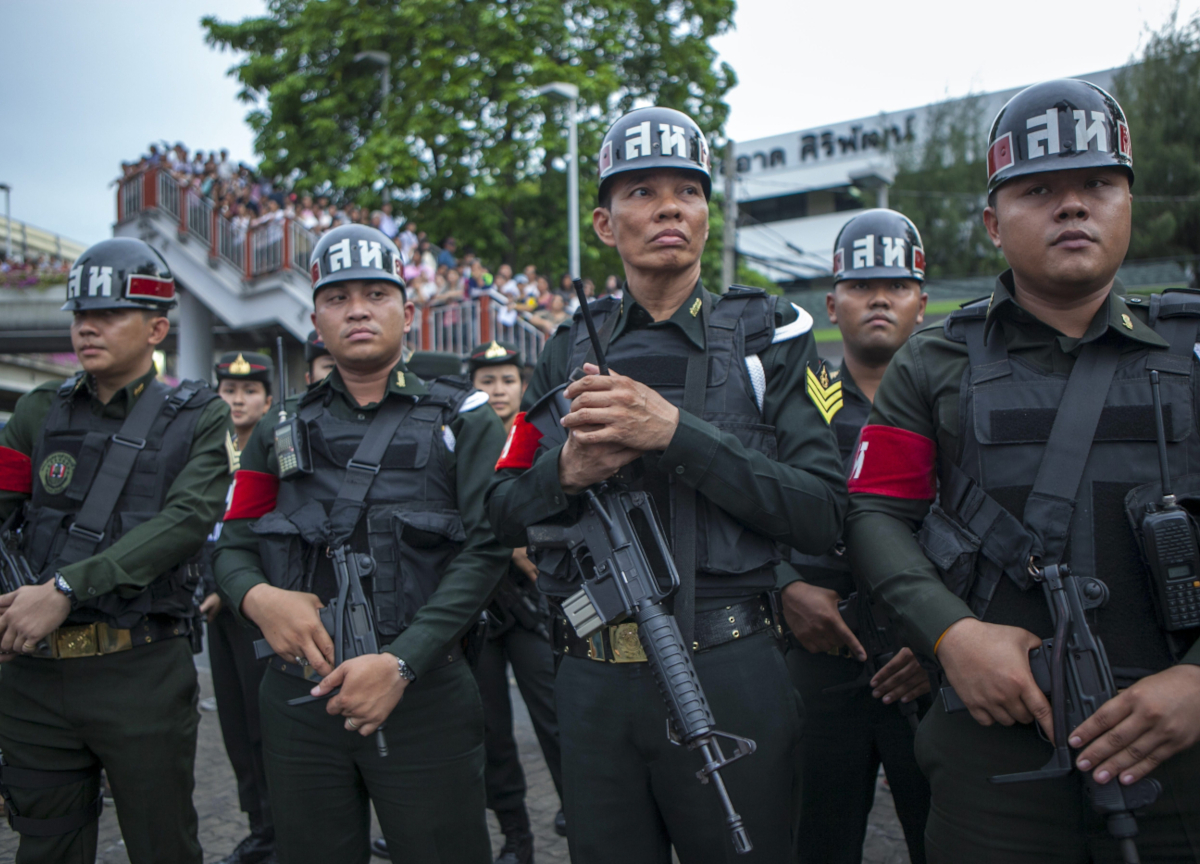 Thailandia, esercito (Foto Lapresse)