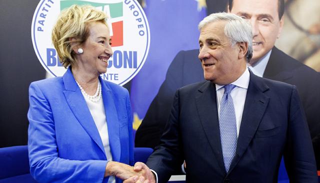 Letizia Moratti e Antonio Tajani