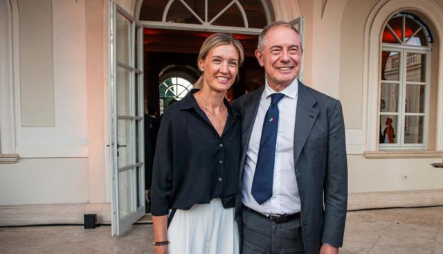 Olga Sokhnenko, moglie del ministro Adolfo Urso (Foto Lapresse)