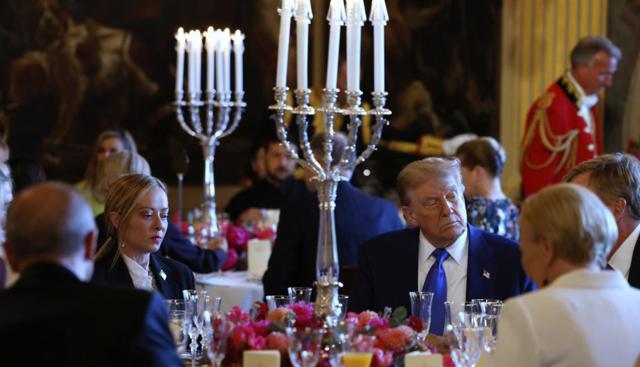 Trump e Meloni (Foto Lapresse) Trump e Meloni (Foto Lapresse)