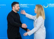 Ucraina, conferenza per la ricostruzione a Roma. Meloni: "Presi impegni per più di 10 miliardi" Ucraina, conferenza per la ricostruzione a Roma. Meloni: "Presi impegni per più di 10 miliardi"