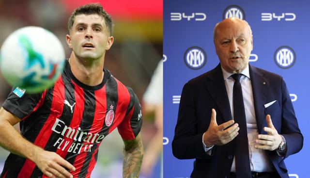 Cristian Pulisic - Beppe Marotta (foto Lapresse) Cristian Pulisic - Beppe Marotta (foto Lapresse)