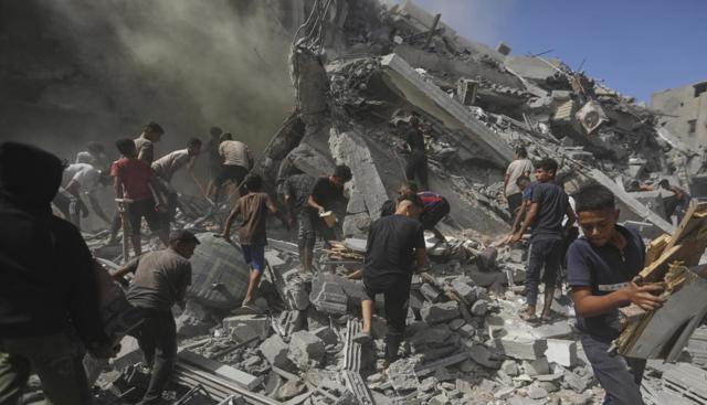 Gaza City (Foto Lapresse)