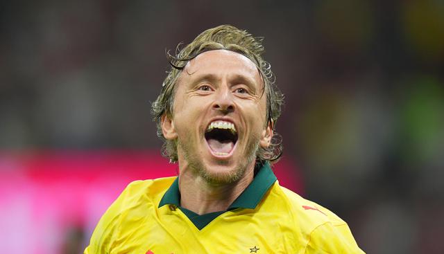 Luka Modric - foto Lapresse Luka Modric - foto Lapresse