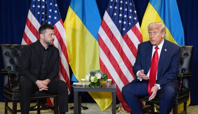 Zelensky e Trump (Foto Lapresse)