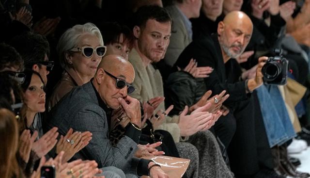 Meryl Streep e Stanley Tucci alla sfilata di Dolce &Gabbana a Milano