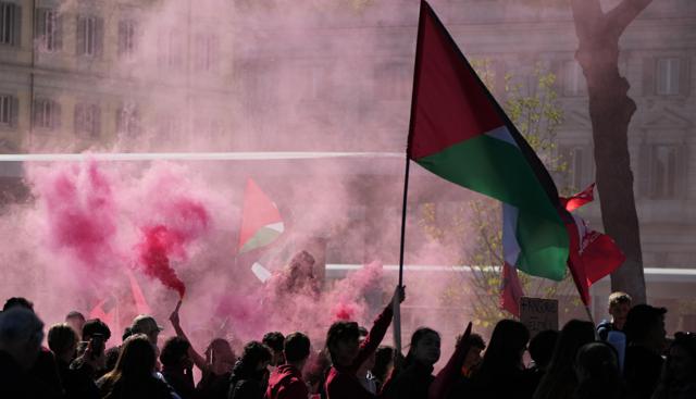 Sciopero e manifestazioni pro Gaza a Roma