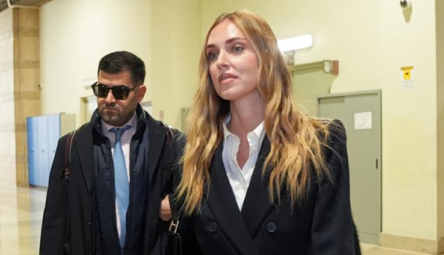 Chiara Ferragni in tribunale a Milano Chiara Ferragni in tribunale a Milano