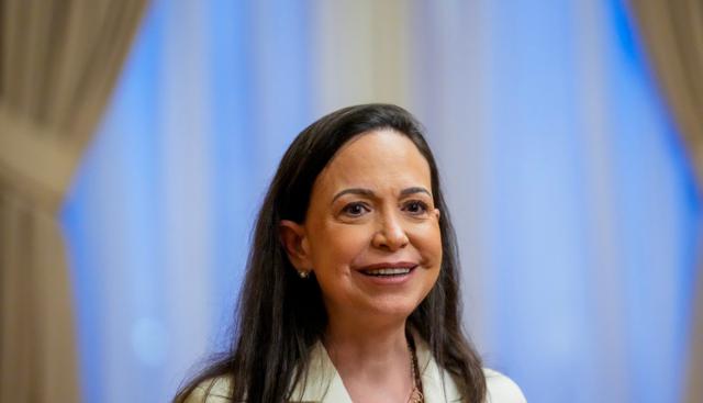 Venezuela, Machado (Foto Lapresse)