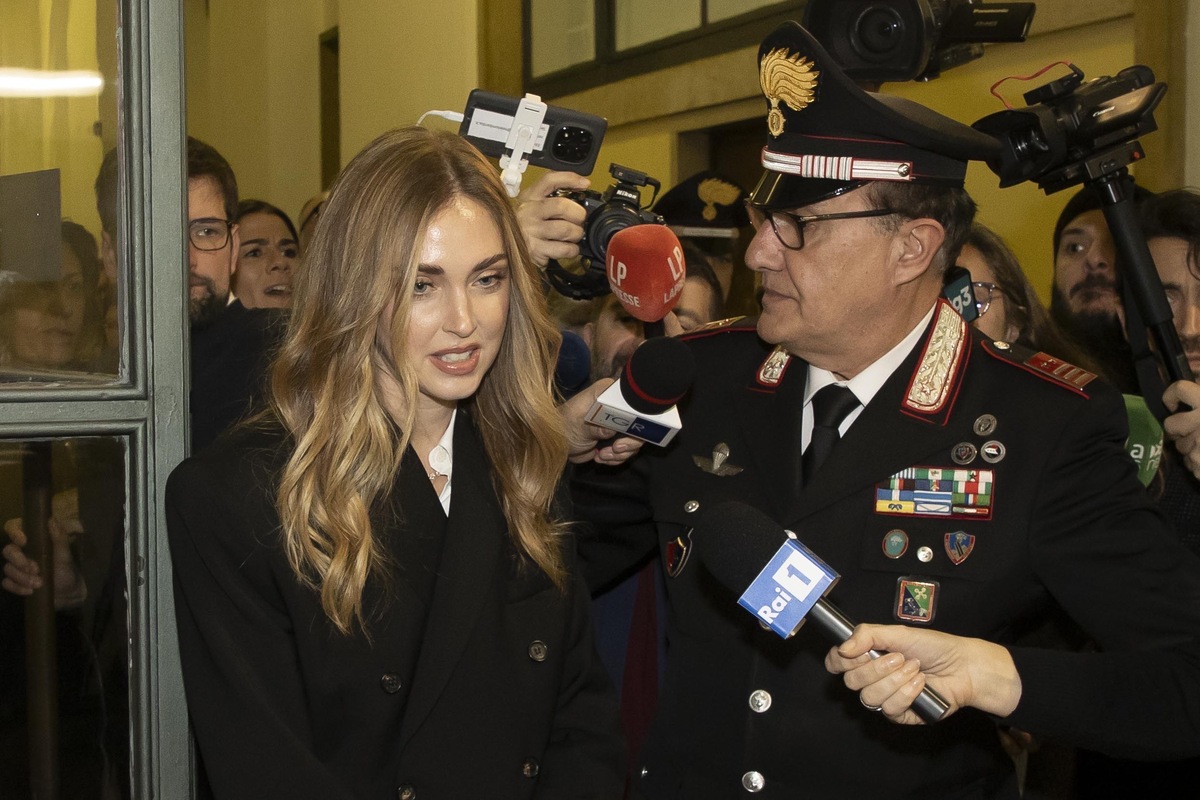 Chiara Ferragni oggi in aula per l'udienza