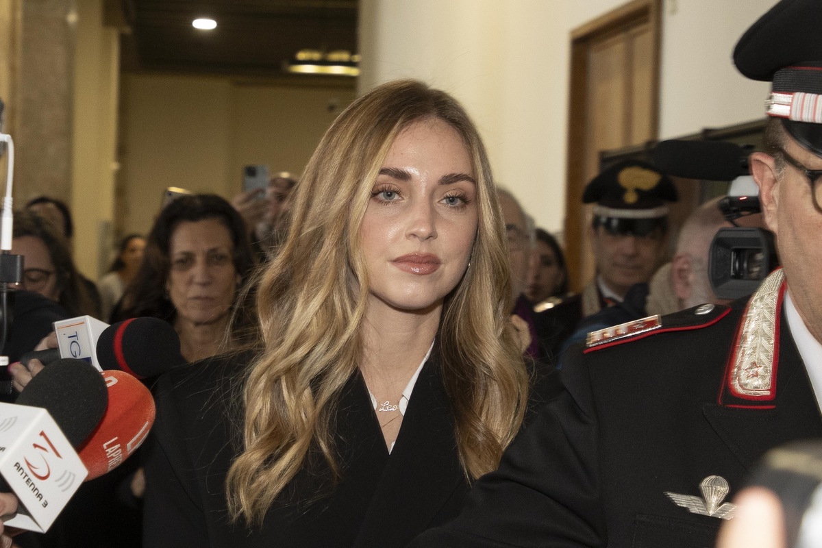 Chiara Ferragni oggi in aula per l'udienza