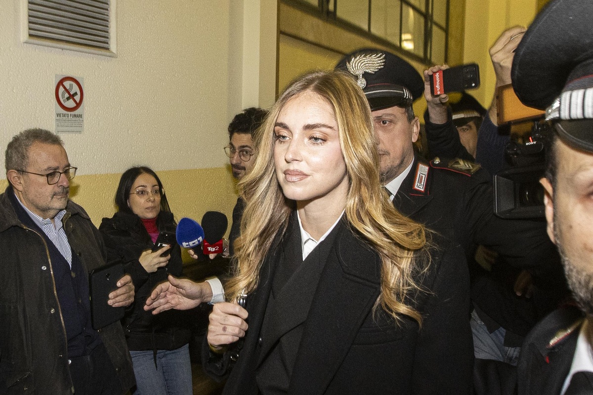 Chiara Ferragni oggi in aula per l'udienza