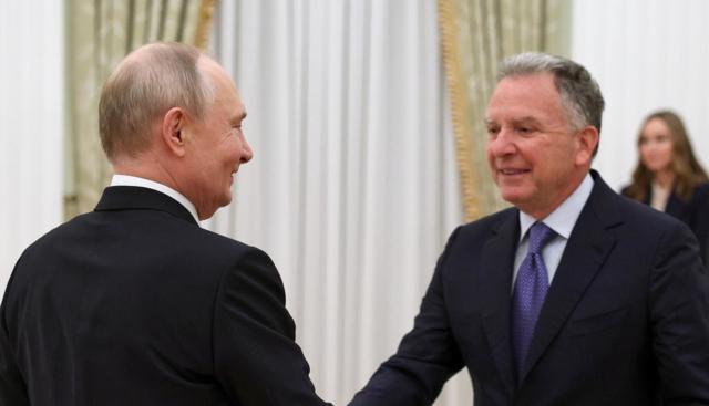 Putin e Witkoff (Foto Lapresse)