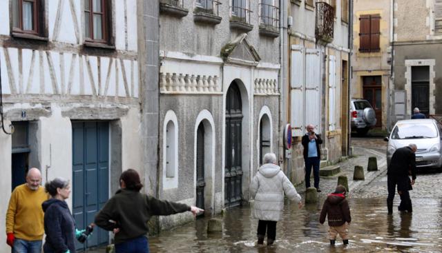 Tempesta Nils (Foto Lapresse)