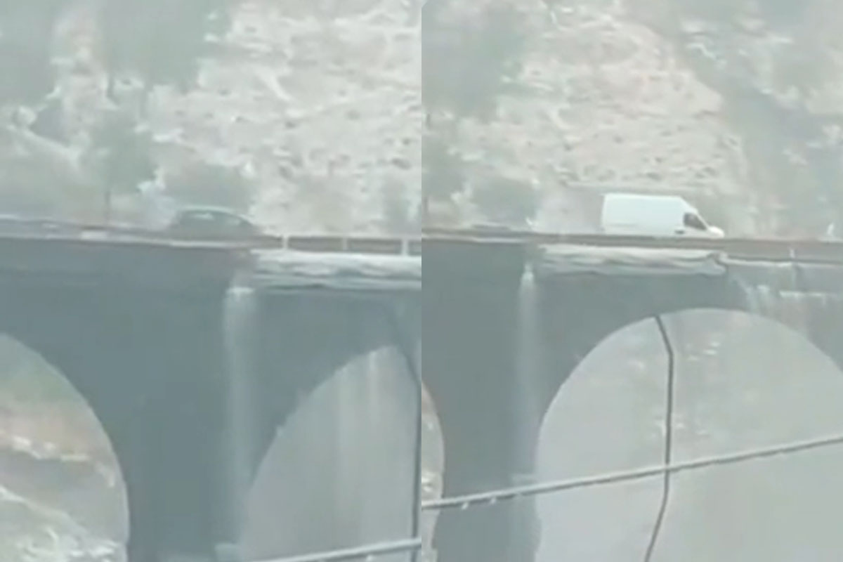 Sicilia, paura sul ponte San Giuliano: crolla il parapetto durante il nubifragio, tragedia sfiorata