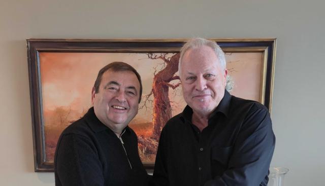 A sinistra Mauro Tranquilli di DocFinance con Jules Spaeni di SoftCash