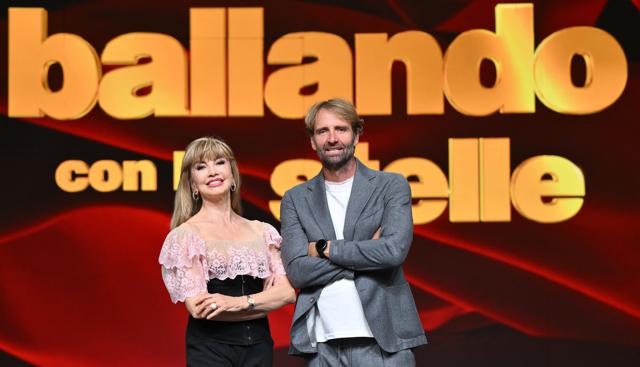 Milly Carlucci e Massimiliano Rosolino 
