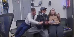 aggressione centro commerciale