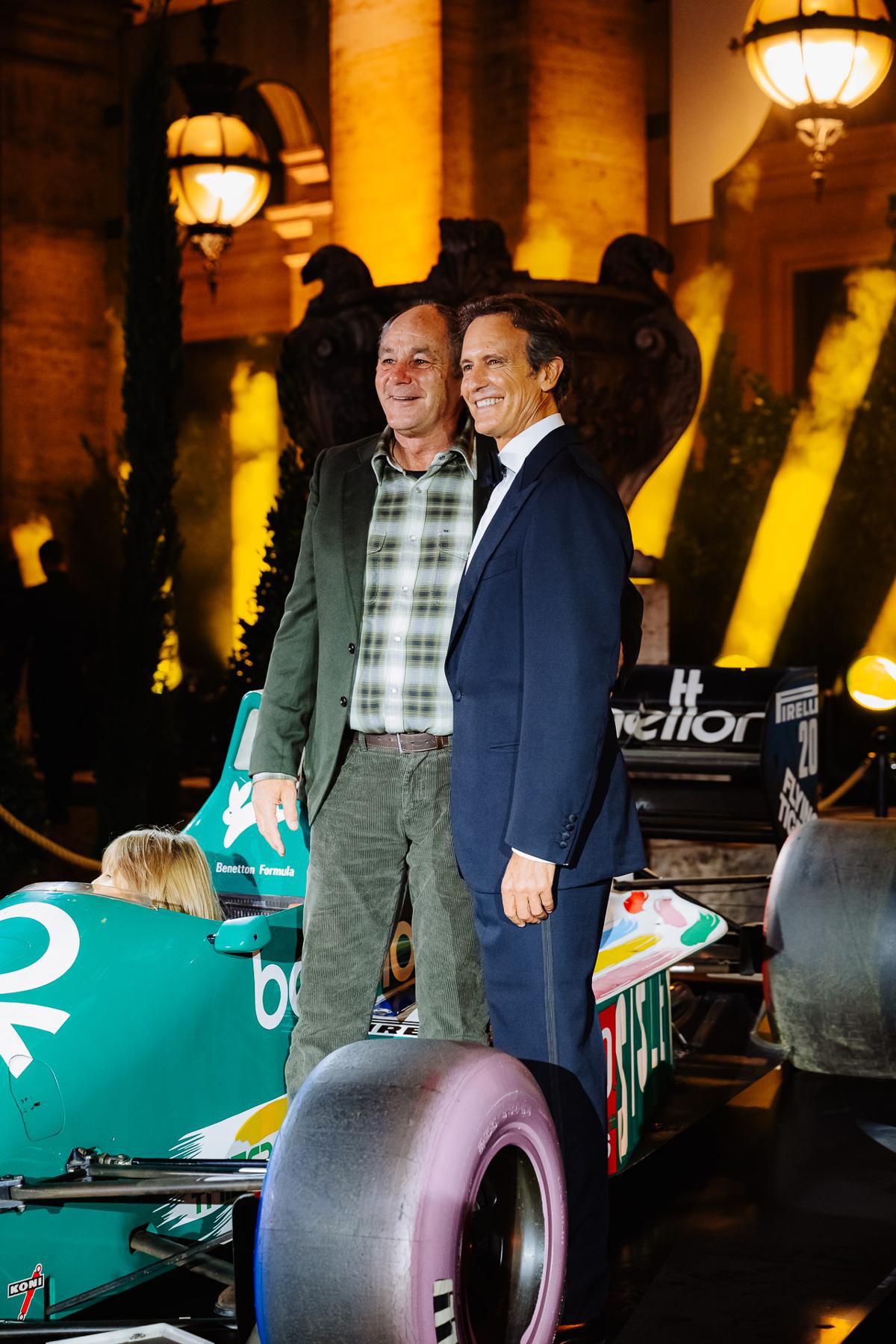Alessandro Benetton e Gerhard Berger Alessandro Benetton e Gerhard Berger