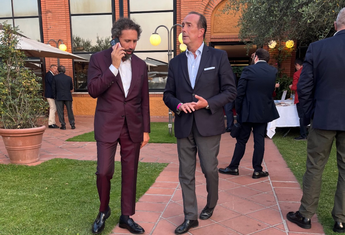 Andrea Camaiora e il presidente Giorgio Averni Andrea Camaiora e il presidente Giorgio Averni