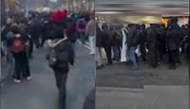 Torino, “si stanno infiltrando”: il video che smaschera il gruppo armato nel corteo di Askatasuna