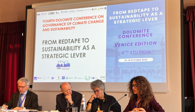 AXA Italia protagonista alla Dolomite Conference on Global Governance of Climate Change and Sustainability - Venice Edition, in qualitÃ  di Founding Partner