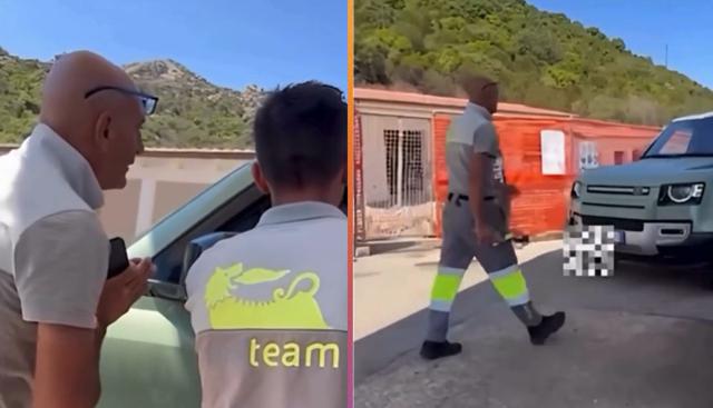 Belen Rodriguez su tutte le furie contro un benzinaio. Volano insulti. VIDEO